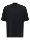 Attico Maxi Shoulder Strap T-shirt In Black