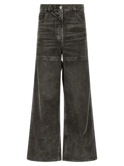 Attico Black Mid Rise Jeans