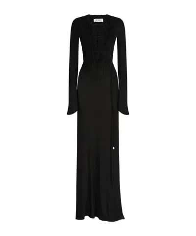 Attico Black Midi Dress