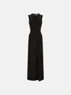 Attico Black Midi Dress In Black