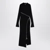 Attico Zip-up Jersey Midi Dress