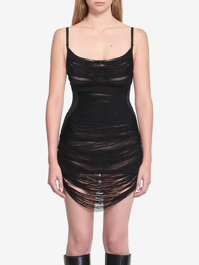 Attico Black Mini Dress