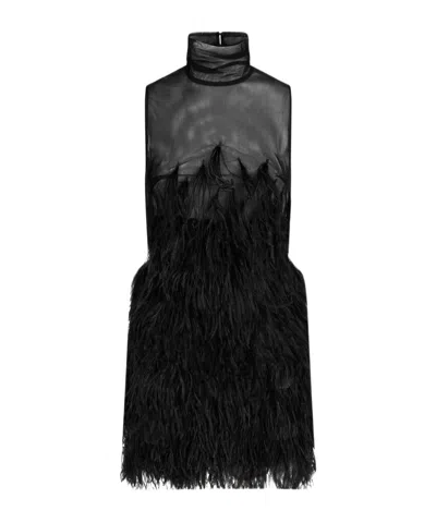 Attico Black Mini Dress