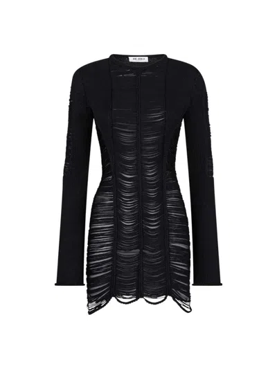 Attico Black Mini Dress