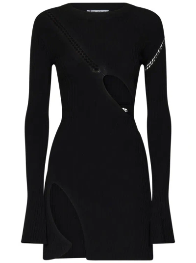 Attico Black Mini Dress