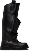 Attico 35mm Passeggiata Leather Knee-high Boots In Black