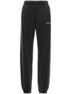 Attico Track Pants Washed Black In Black