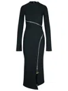 Attico Midi Dress In Black