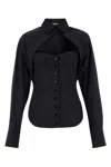 Attico Black Regular Solid Shirt