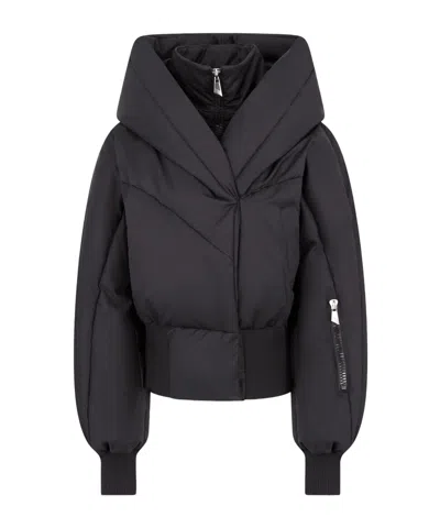 Attico Black Puffer Jacket