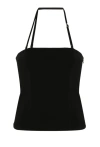 Attico Panelled Tank Top In Black