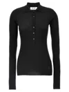 Attico Ribbed Sweater Sweaters And Cardigans In Black