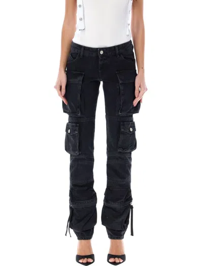 ATTICO BLACK SKINNY DENIM JEANS