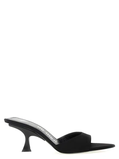 ATTICO BLACK SLIP ON HEELS