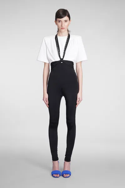 Attico Black Stretch Polyester Ruby Pant