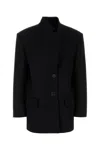Attico Gabardine Single Breasted Blazer