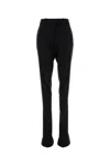 Attico Black Wool Pant In Black