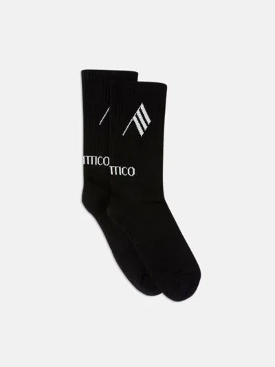 Attico 棉质袜子 In Black