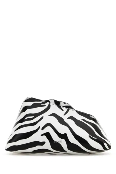 Attico Blackwhite 8.30 Pm Clutch In Multi