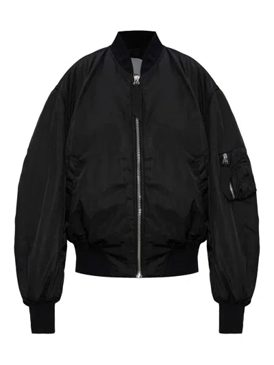 Attico Bishop-sleeves Bomber Jacket