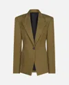 Attico Structured Jacket With Pockets And Lapels