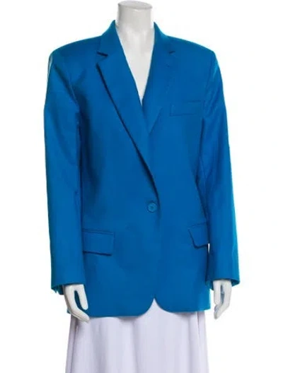 Pre-owned Attico Blazer In Blue