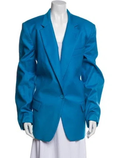 Pre-owned Attico Blazer In Blue