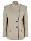 Attico Blazer In Dove Grey