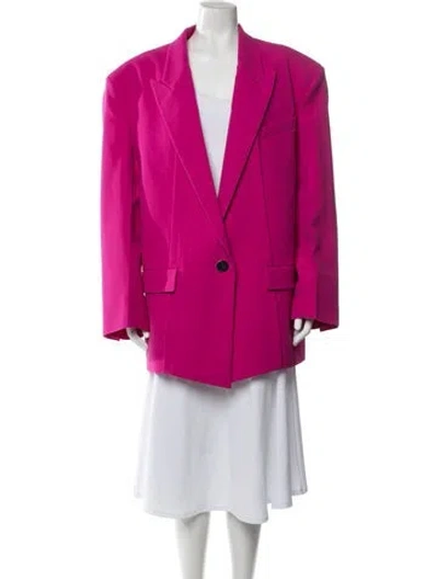 Pre-owned Attico Blazer In Pink