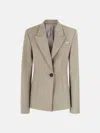 Attico Blazer In Taupe