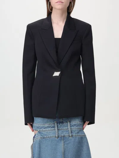 ATTICO BLAZER THE ATTICO WOMAN COLOR BLACK,F82754002