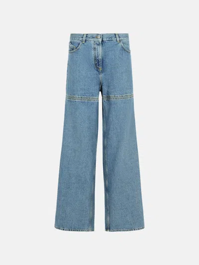 Attico Blue Cotton Jeans