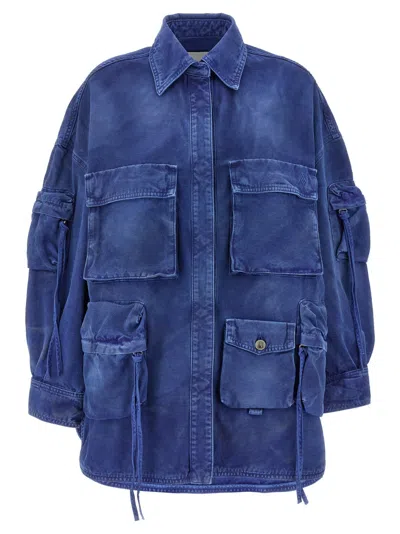 ATTICO BLUE FERN DENIM JACKET