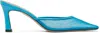 Attico Blue Juno Mules In 840 Bright Light Blu
