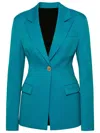 ATTICO ATTICO BLUE LIGHT BLUE WOOL BLAZER