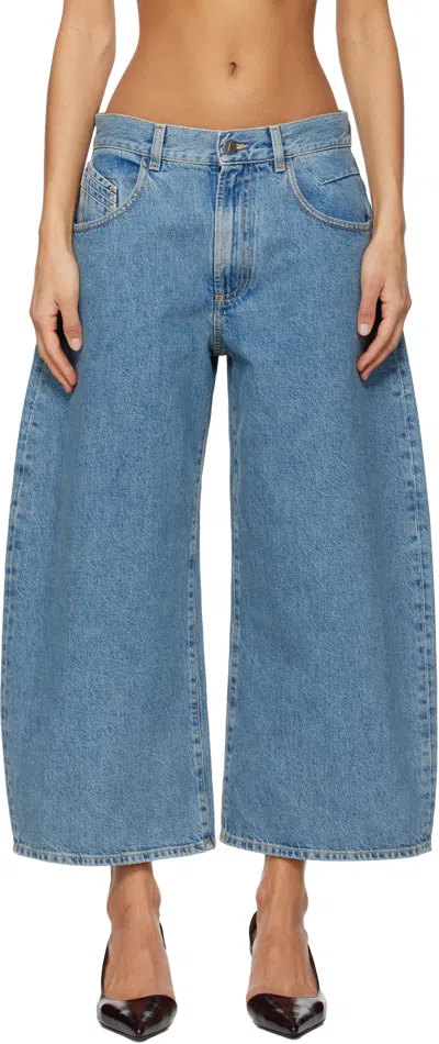 Attico Blue Long Jeans