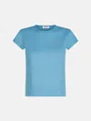 Attico T-shirt Blue In Blue