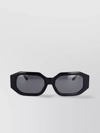 Attico Bold Temples Sunglasses For A Statement Look In Black