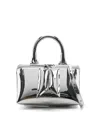 Attico Friday Mini Bag In Silver