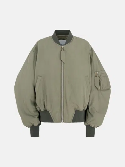 ATTICO "ANJA'' MILITARY GREEN BOMBER