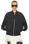 Attico Bomber Jacket In Green