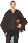 Attico Bomber Jacket In Brown