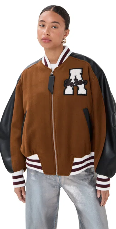 ATTICO BOMBER JACKET CAMEL