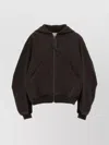 Attico Cotton Bomber Jacket Casual Jackets And Parka Brown
