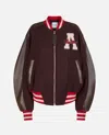 Attico Bomber Over In Burgundy