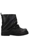 Attico Mini Robin Combat Boot For Women In Black