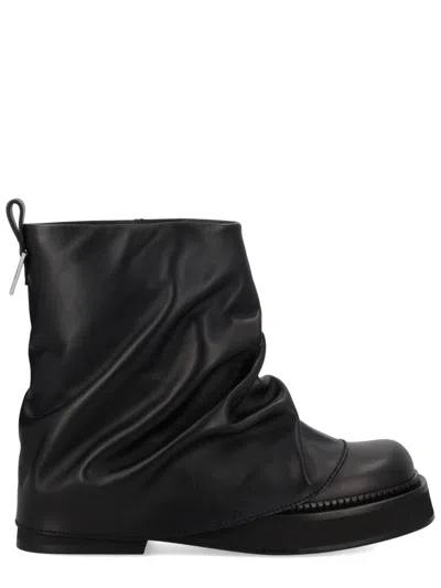 Attico Boot "combat Mini Robin" In Black