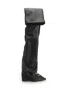 Attico Thigh High Boot Robin Otk In Black