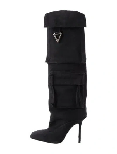 Pre-owned Attico Boots In Black