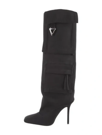 Pre-owned Attico Boots W/ Tags In Black